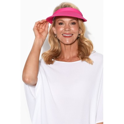 Ellen Pink Cotton Visor