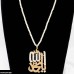 PCPH034 SDQ ALH & MUH Calligraphy Pendant With Mala