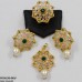 PPSH196 SDQ Flower Pearl Drop Pendant Set